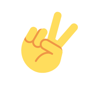 Image of hand in shape of scissors
